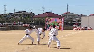 おかやま山陽高校体育祭空手道演舞