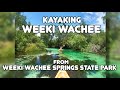 Kayaking the Weeki Wachee River from Weeki Wachee Springs State Park