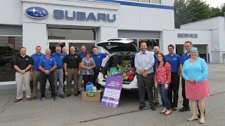 School supplies delivered to Idlehurst by Tri-City Subaru