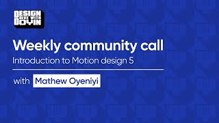 Design Dive : Weekly Community Call | 14th September, 2024