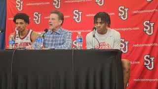 St. John's coach Rick Pitino talks about their 80-68 win over Villanova at MSG 01/11/2025