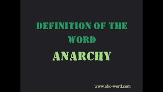 Definition of the word \