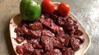 How to Cook Liver Beef at Home / Liver Beef Recipe /ASMR Recipe