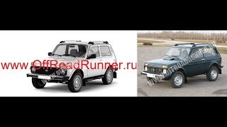 Обзор рейлингов ВАЗ 2121 НИВА LADA NIVA (с сверлением крыши и без сверления)