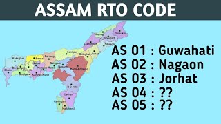 Assam RTO Codes for Vehicles Registration || Vehicles Registration number in Assam || The Honest