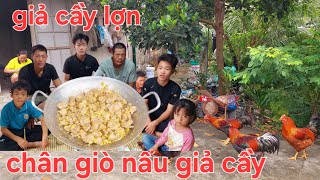 Nấu Một Chảo Chân Giò Lợn. Chân Giò Nấu Giả Cầy | Biển Nguyễn ngọc.