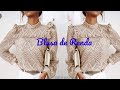 DIY Como fazer Blusa de Renda_Costura fácil Passo a passo para iniciantes Gisleide Novelo