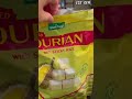 FREEZE DRIED DURIAN WITH STICKY RICE FROM THAILAND  #shorts  #fypシ #foryoupage