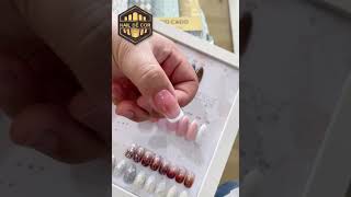 How to French Nails(เฟร้นปลายเล็บด้วยซิลิโคนง่ายนิดเดียว)- Nail master school pattaya