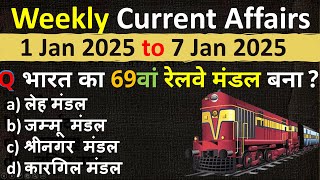 Weekly Current Affairs 2024 | January 2024 Week 4 | Crack Exam Current Affairs 2024 Weekly CA