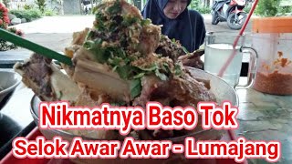 Nikmatnya Baso Tok Selok Awar Awar Spesialis Belungan Daging