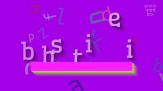 BHISTIE - BHISTIE እንዴት መጥራት ይቻላል?  #ብሂስቲ (BHISTIE - HOW TO PRONOUNCE BHISTIE? #bhisti