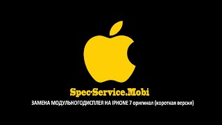 Замена модульного дисплея на Iphone 7 оригинал (короткая версия)