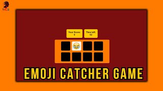 Emoji Catcher Game with HTML, CSS & JS | Beginner Tutorial 2025