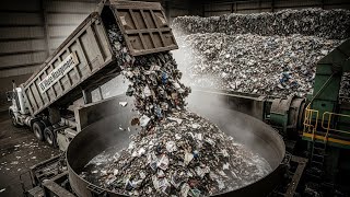 Shocking: USA Recycles 125,000 Tons of Paper DAILY – See the Mind-Blowing Factory Magic