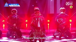 윤서빈 MAMA - 일대일 직캠 YOON SEOBIN FOCUS [프로듀스 x 101]