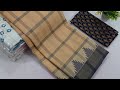 Pure Chettinad Cotton Sarees Collections