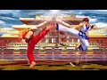 Ken Master VS Kim Kaphwan Toe To Toe Intense Hard Fight! SF Vs KOF PotS Style Mugen [CV3]