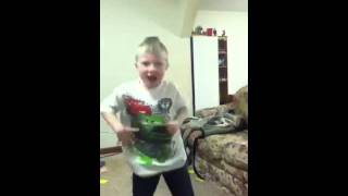 Cayden dancing to \