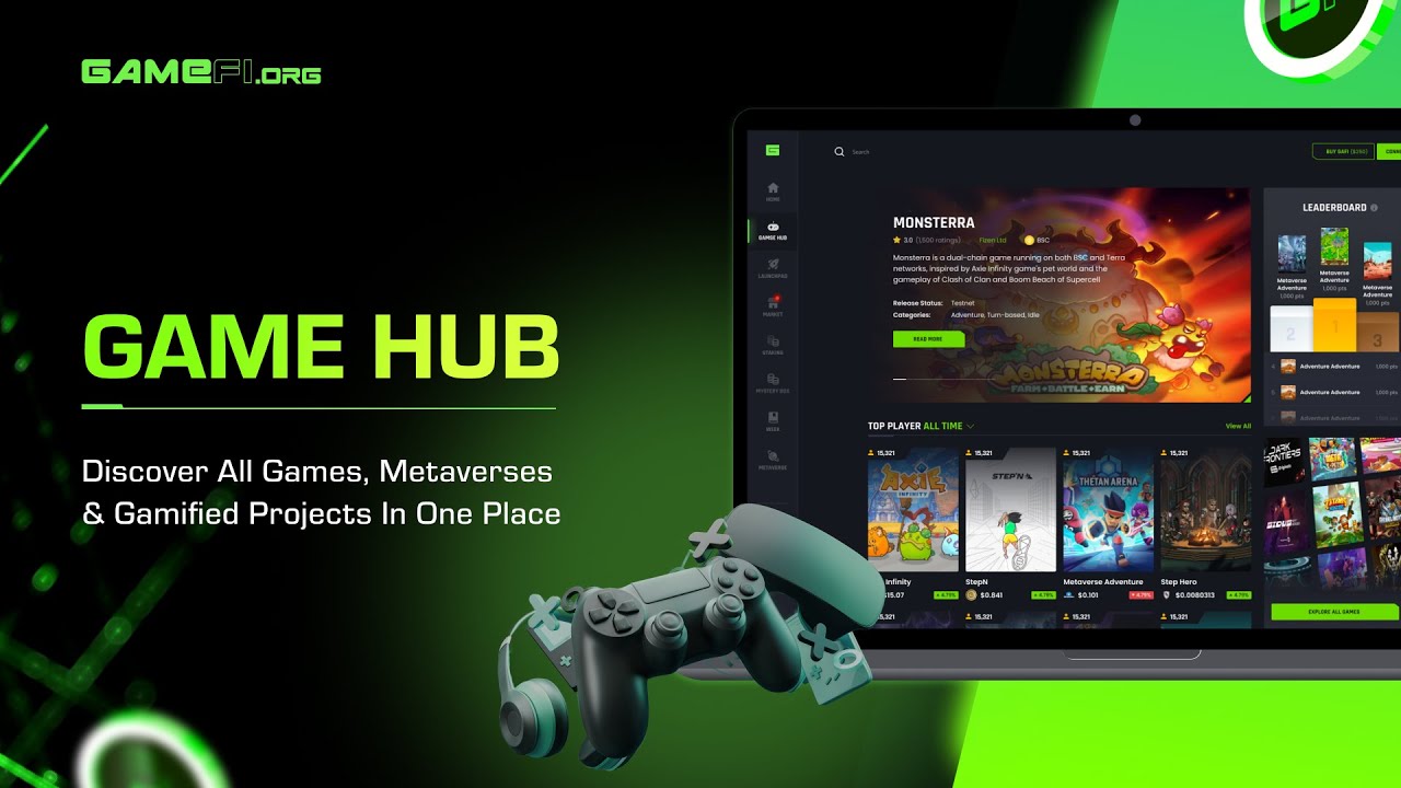 Gamefi Org Game Hub Find All Games Metaverse Gamified Projects In