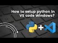 How to install python in VS code (Windows) || Start your coding Journey  #python #coding