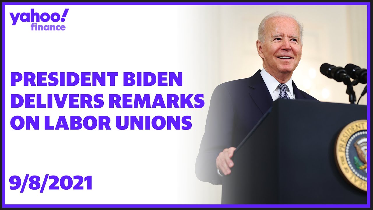 President Biden Delivers Remarks On Labor Unions - YouTube