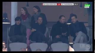 Joachim Löw & Hansi Flick at Bayern München v SC Paderborn 2014/15