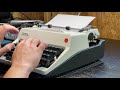 1972 olympia sm9 typing demo