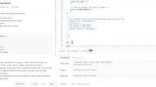 StackUsingQueues - Solution to LeetCode 225 - Implement Stack using Queues