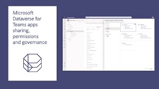 Microsoft Dataverse for Teams apps sharing, permissions and governance