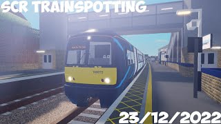 Trains At Westercoast 23/12/2022 - SCR Trainspotting - Roblox Stepford County Railway