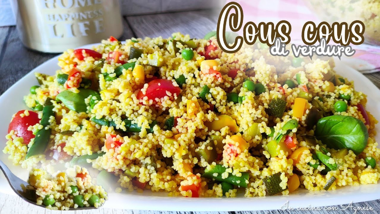 Cous Cous DI VERDURE - Ricetta Facile Per COUS COUS Alle Verdure 🥒🍆🍅 ...