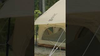 One-touch tent setup: DoD Kinoko Mushroom tent #shorts #camping