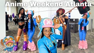 Anime Weekend Atlanta 2024 🏴‍☠️: One Piece Chopper Egghead Cosplay (Saturday Vlog)