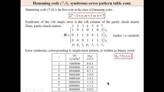 Hamming codes Pt 1, regular code