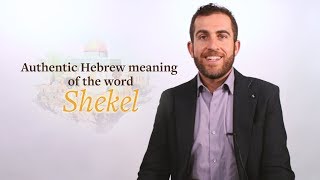 The authentic Hebrew meaning of the word Shekel - Biblical Hebrew Lessons with Professor Lipnick