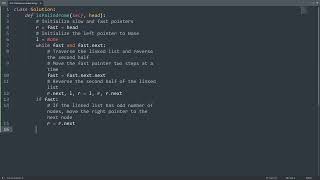 Leetcode 234. Palindrome Linked List in Python | Python Leetcode | Python Coding Tutorial | ASMR