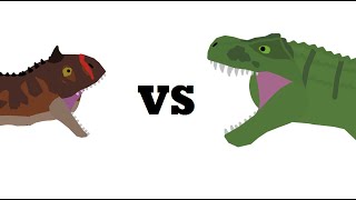 Pivot Speckles Tarbosaurus (Dino King) vs Toro Carnotaurus (Camp Cretaceous) Animation