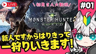 【MHW/モンハン】完全初見！ワイルズ発売前にクリア目指すぞ【モンスターハンターワールド】