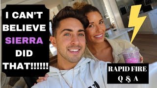 SIERRA & ROMAN RAPID Q & A!! DAY IN OUR LIFE VLOG!