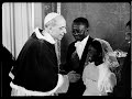 pope pius xii receives president william tubman of liberia at the vatican 1956 hd