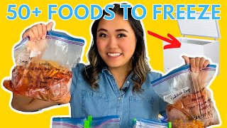 Did you know you could FREEZE this? 50+ Foods to FREEZE!