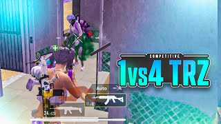 1 VS 4 TRZ ESPORTS 🤧 | HV ASSASSIN | @HighVoltageNepal