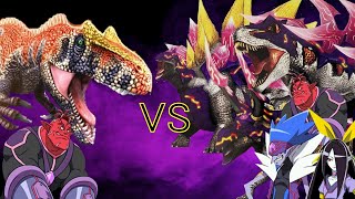 【Dinosaur King】サウロファガナクス激闘！ザンジャーク! SaurophaganaxVS Fierce Fight! Space Pirate!【恐竜キング】