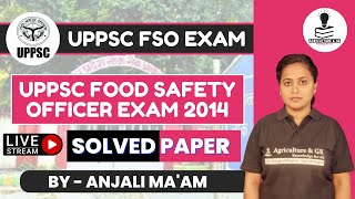 UPPSC Food Safety Officer Exam Previous Year Solved Paper | Food Safety Officer Exam Classes