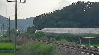 서부경전선, 전남 순천시 별량면을 지나는 무궁화호,  Korea railroad