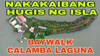 Nakakaibang Hugis ng isla sa Baywalk Calamba