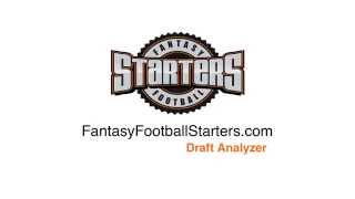 Fantasy Football Starters - Draft Analyzer, Custom Cheat Sheets 2015