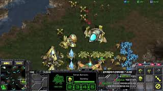 [레토] 레전드급 경기 미친공격 다막아내는 레토테란  헌터스타팀플 TeamPlay StarCraft