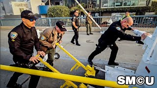 𝗧𝗘𝗥𝗥𝗢𝗥𝗜𝗦𝗠 𝗥𝗘𝗦𝗣𝗢𝗡𝗦𝗘: Santa Monica Police Fortifies Pier with New High-Tech Barricades